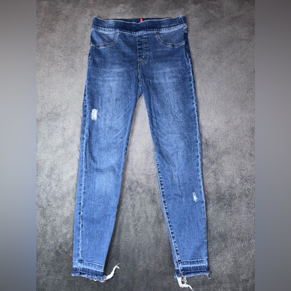 SPANX Pants - SPANX Size M Skinny Medium Wash Pull On Jean Leggings